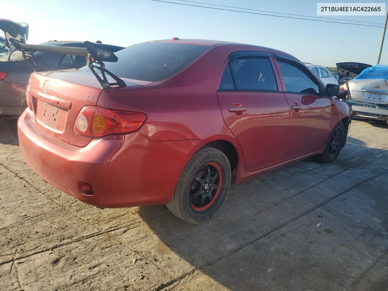 2010 Toyota Corolla Base VIN: 2T1BU4EE1AC422665 Lot: 74194384