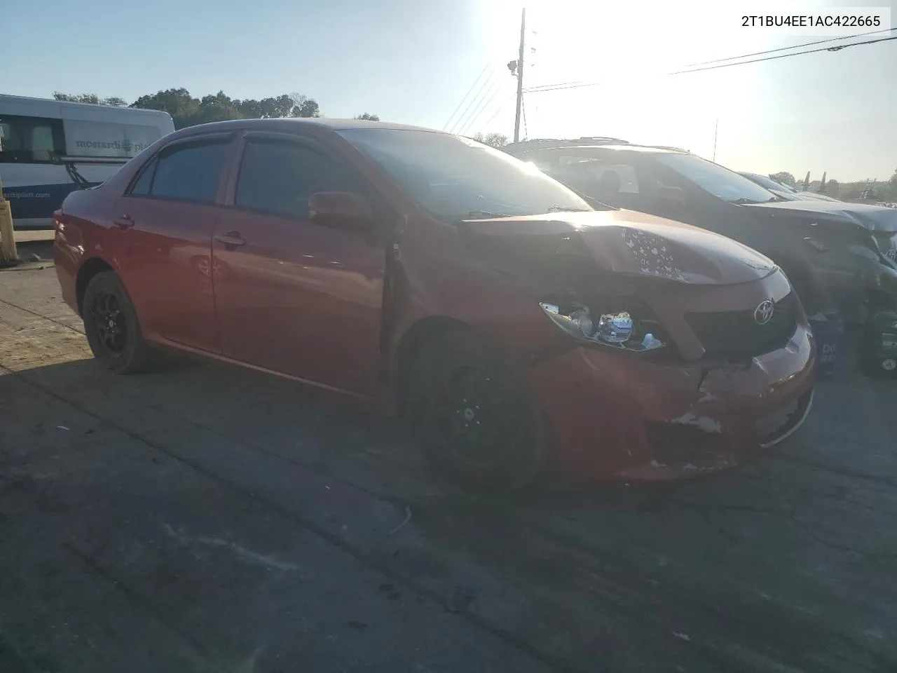 2010 Toyota Corolla Base VIN: 2T1BU4EE1AC422665 Lot: 74194384