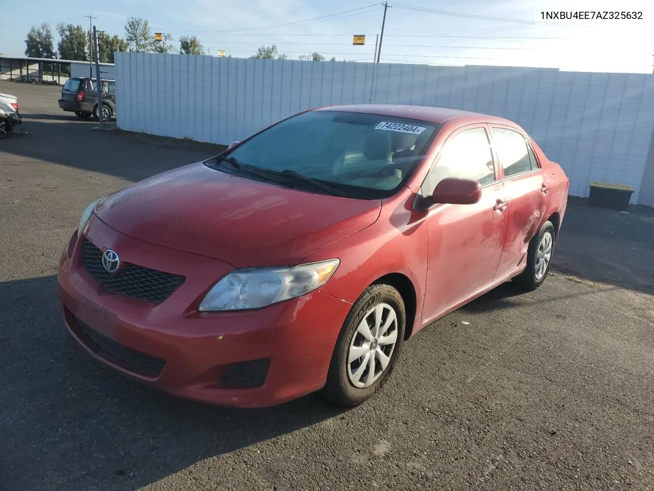 2010 Toyota Corolla Base VIN: 1NXBU4EE7AZ325632 Lot: 74222404