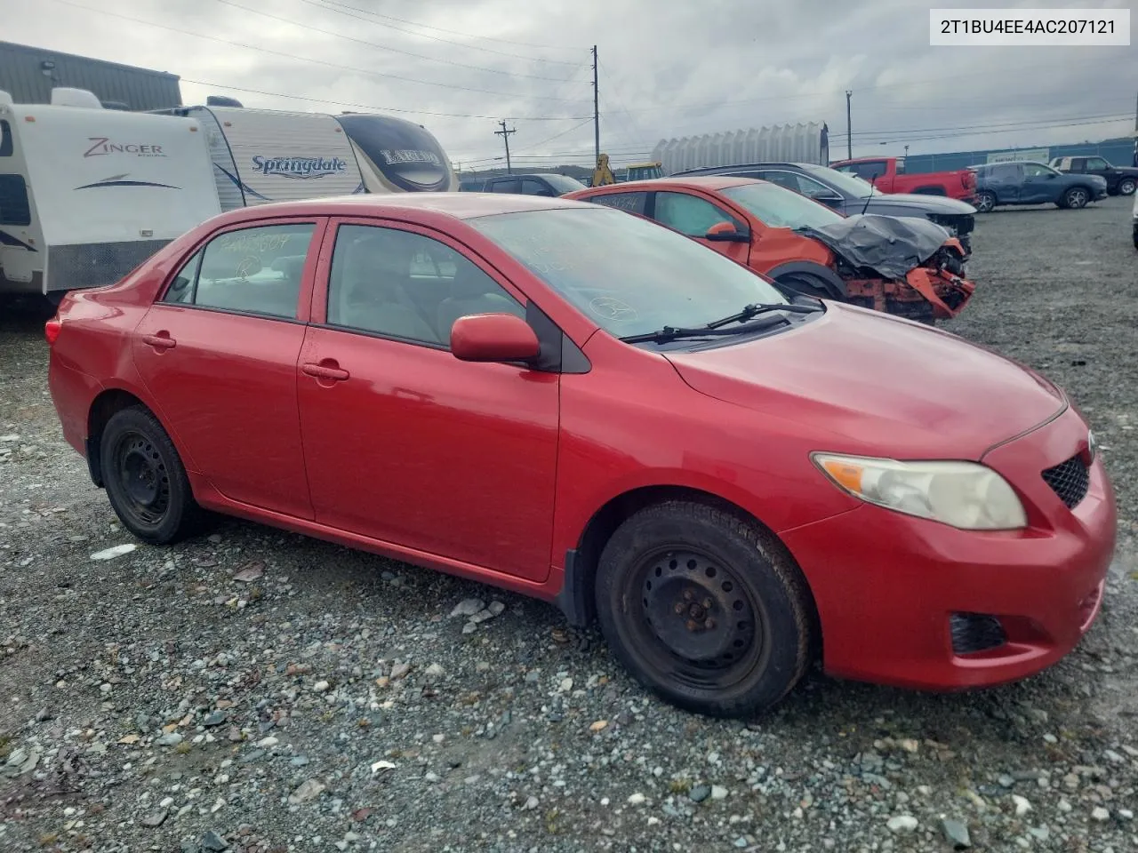 2010 Toyota Corolla Base VIN: 2T1BU4EE4AC207121 Lot: 74255604