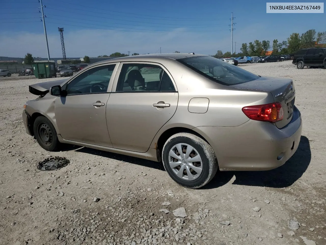 2010 Toyota Corolla Base VIN: 1NXBU4EE3AZ167449 Lot: 74310404