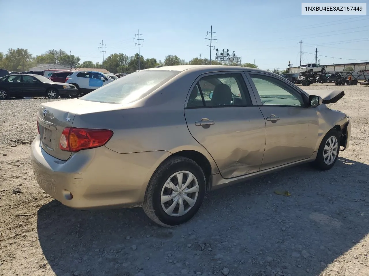 2010 Toyota Corolla Base VIN: 1NXBU4EE3AZ167449 Lot: 74310404