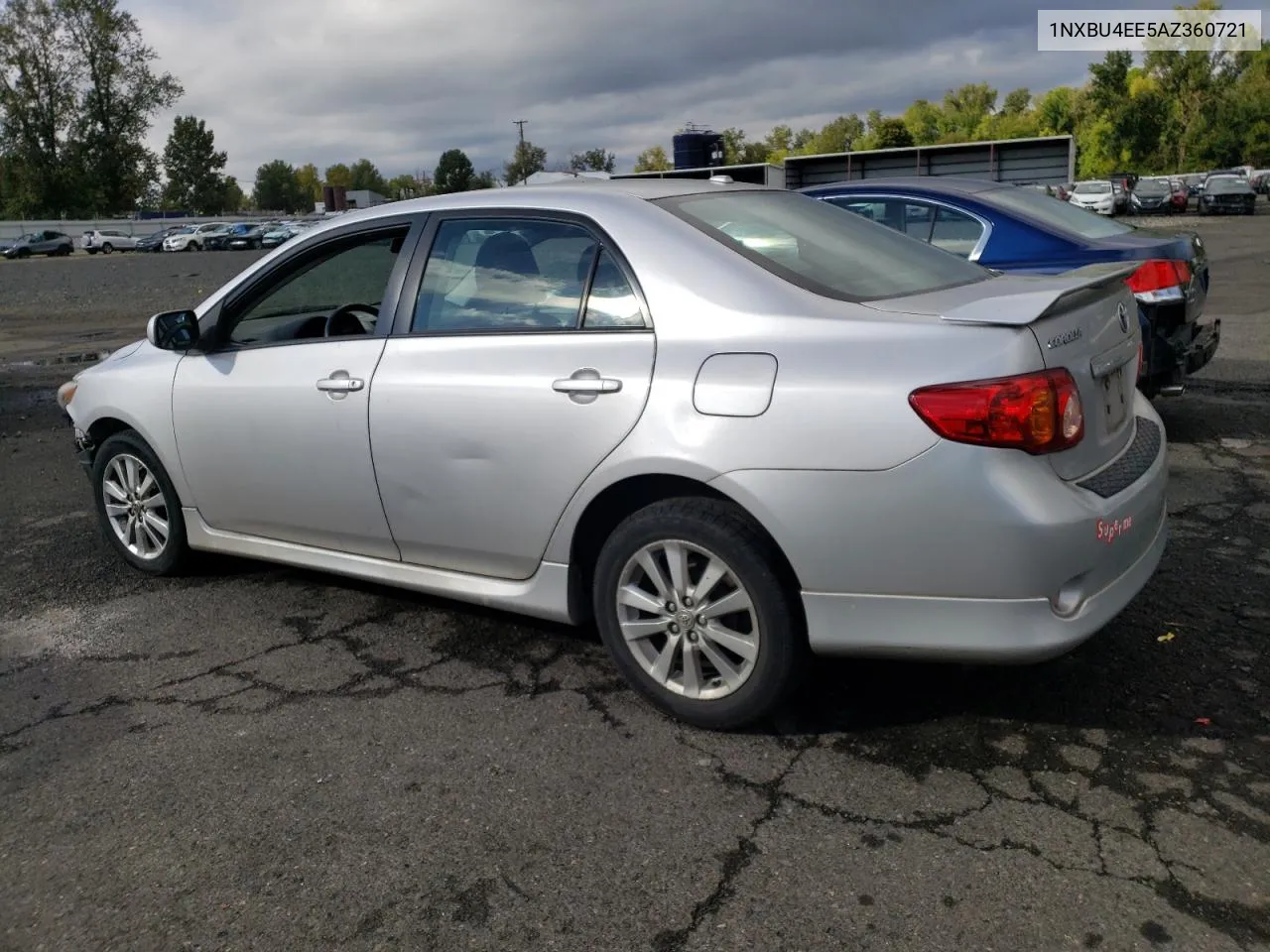 2010 Toyota Corolla Base VIN: 1NXBU4EE5AZ360721 Lot: 74320464