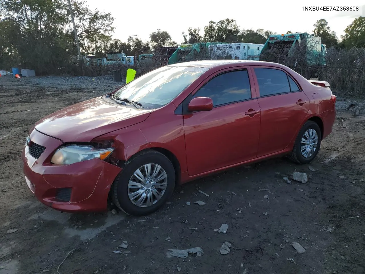 2010 Toyota Corolla Base VIN: 1NXBU4EE7AZ353608 Lot: 74370194