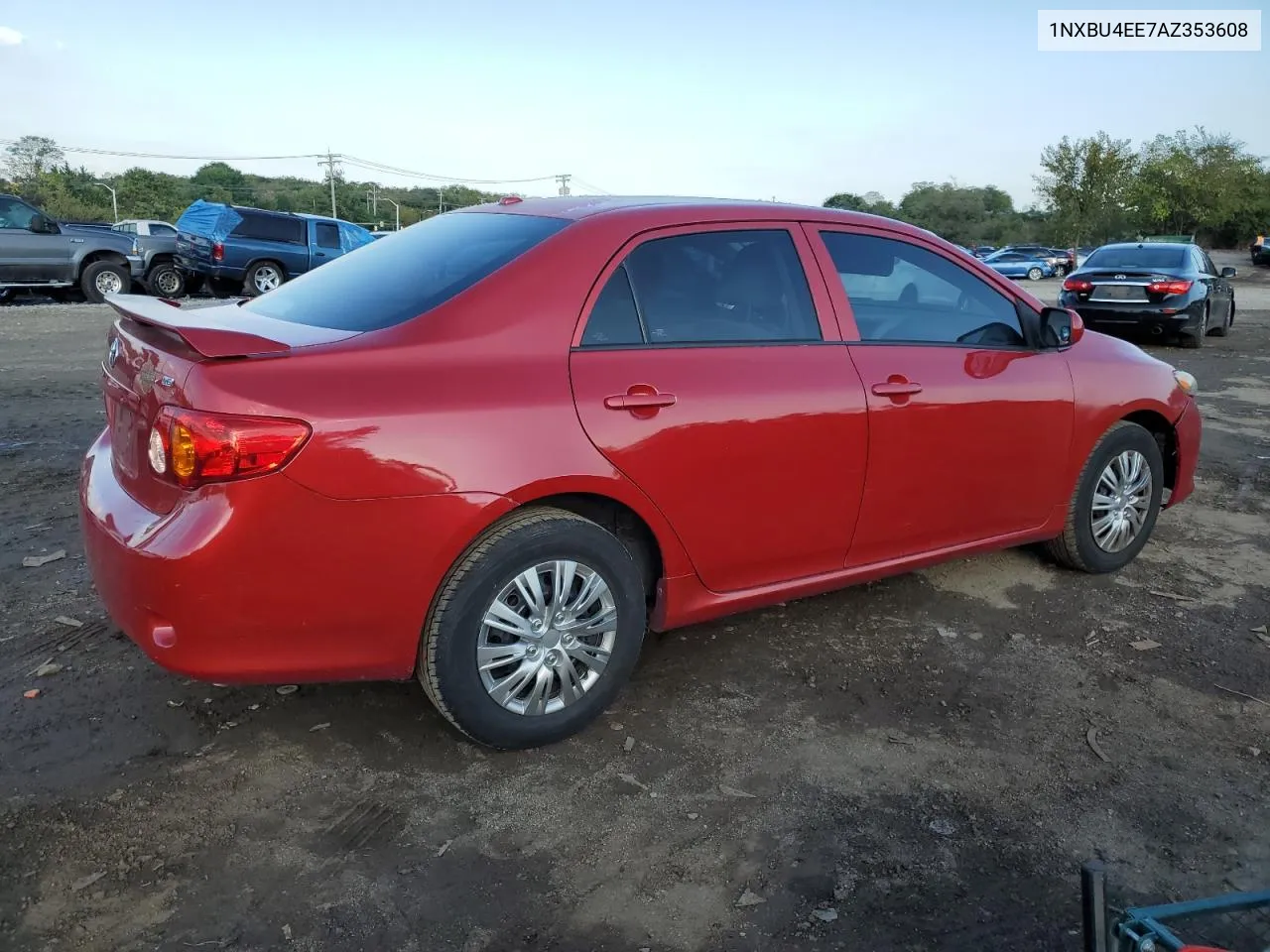 2010 Toyota Corolla Base VIN: 1NXBU4EE7AZ353608 Lot: 74370194