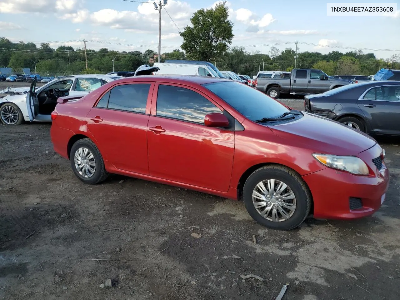 2010 Toyota Corolla Base VIN: 1NXBU4EE7AZ353608 Lot: 74370194