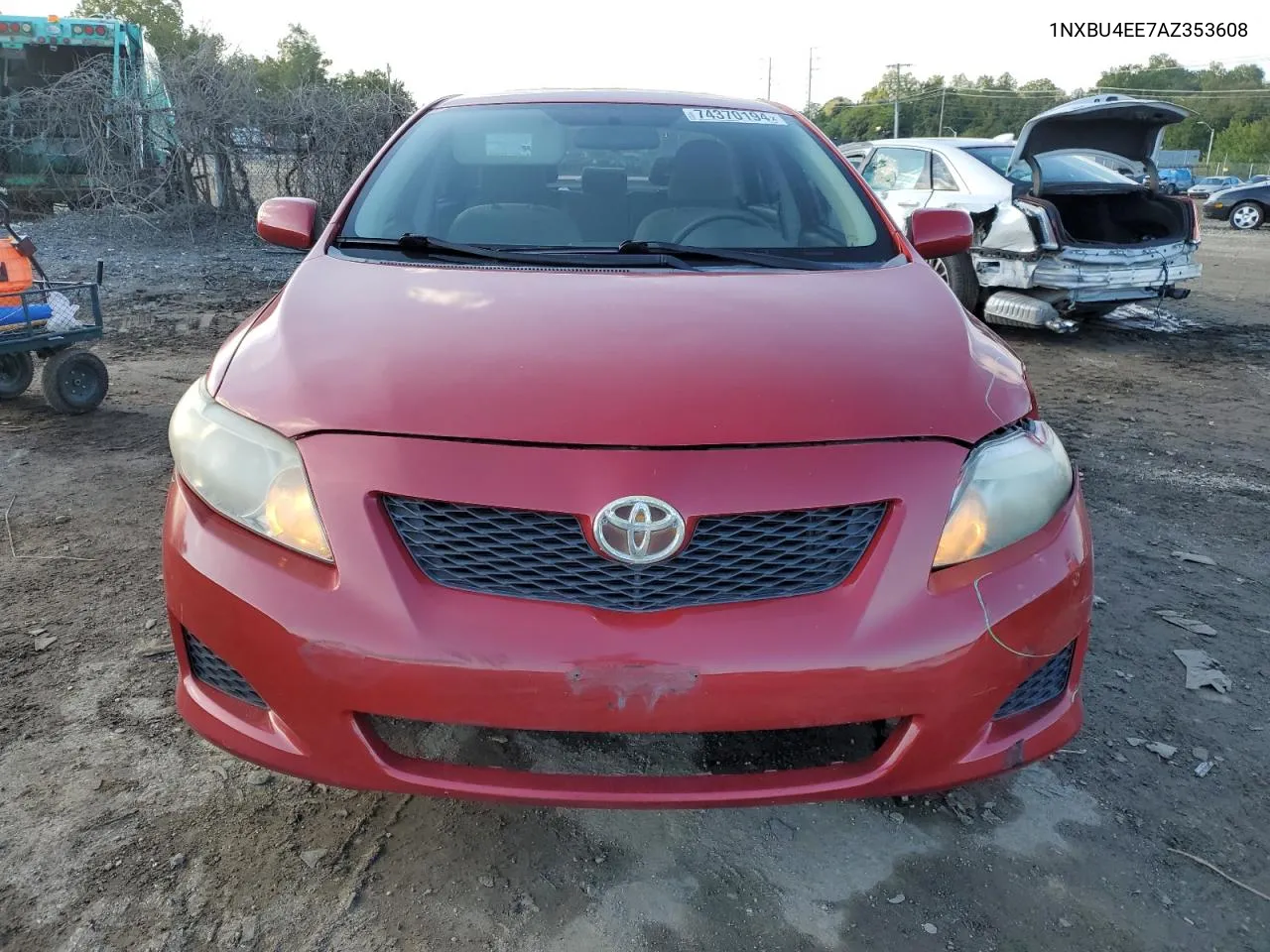 2010 Toyota Corolla Base VIN: 1NXBU4EE7AZ353608 Lot: 74370194