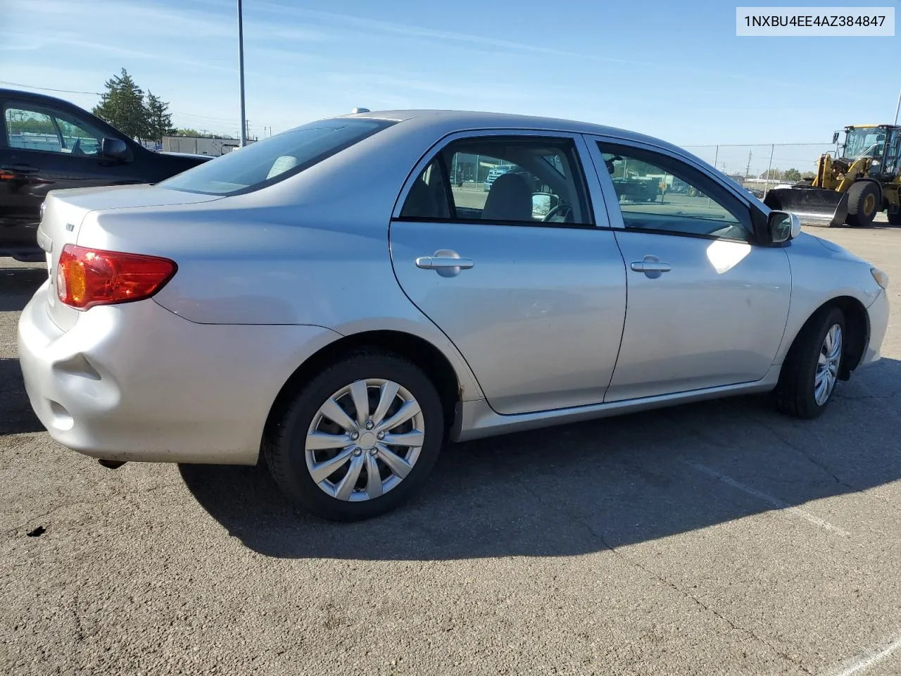 2010 Toyota Corolla Base VIN: 1NXBU4EE4AZ384847 Lot: 74386684