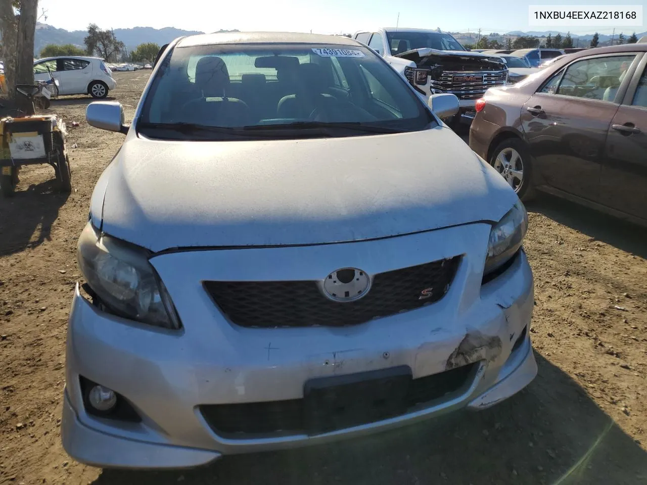 2010 Toyota Corolla Base VIN: 1NXBU4EEXAZ218168 Lot: 74391084