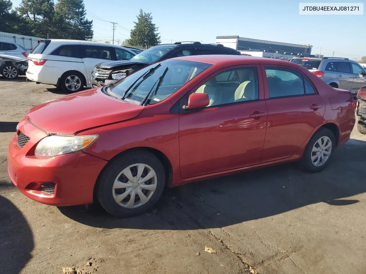 2010 Toyota Corolla Base VIN: JTDBU4EEXAJ081271 Lot: 74419334