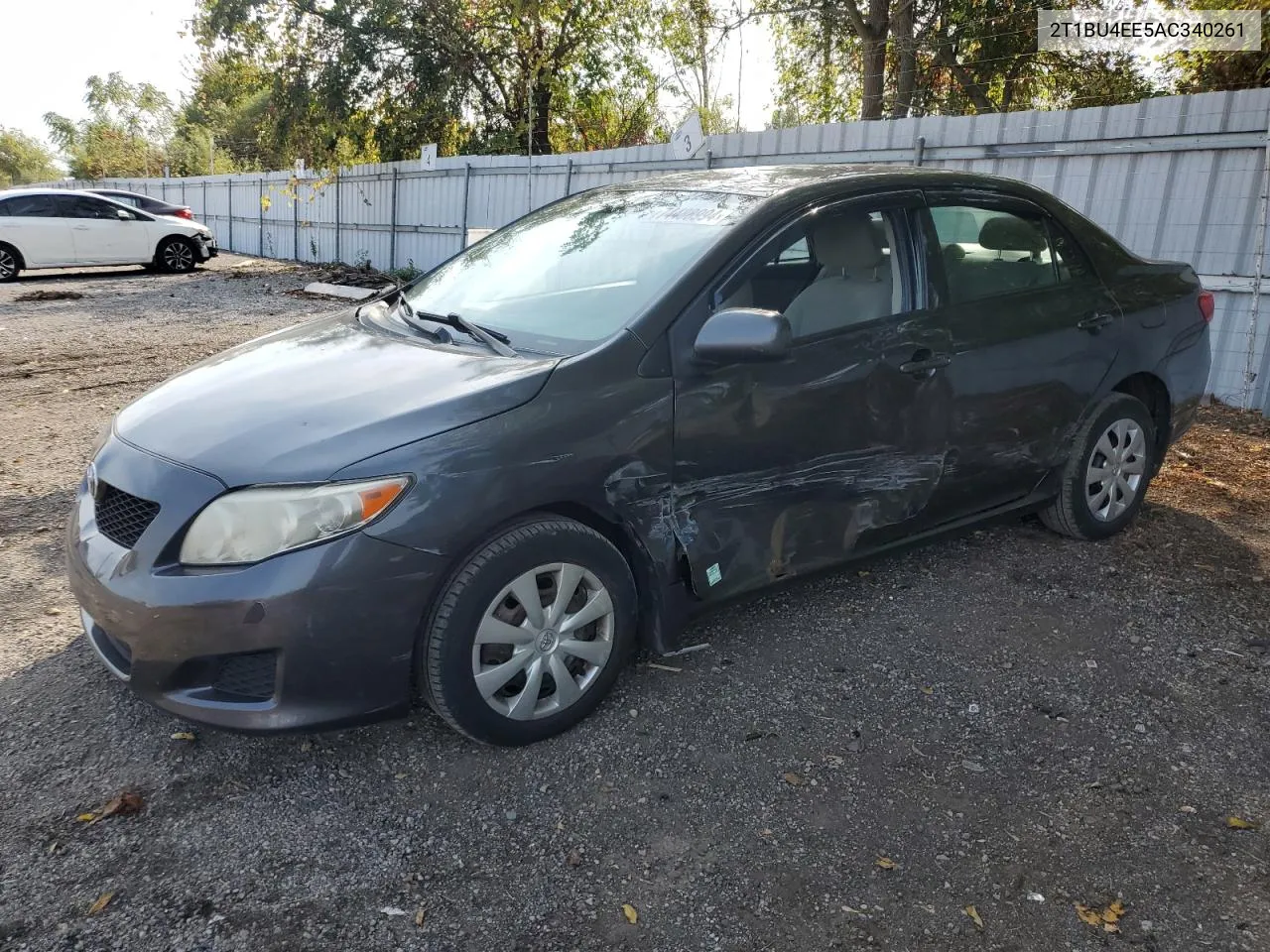 2010 Toyota Corolla Base VIN: 2T1BU4EE5AC340261 Lot: 74488994