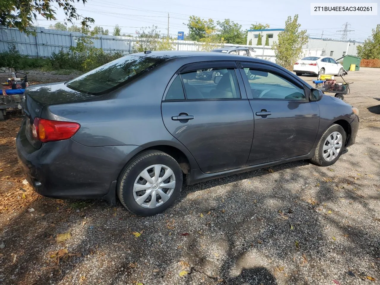 2010 Toyota Corolla Base VIN: 2T1BU4EE5AC340261 Lot: 74488994