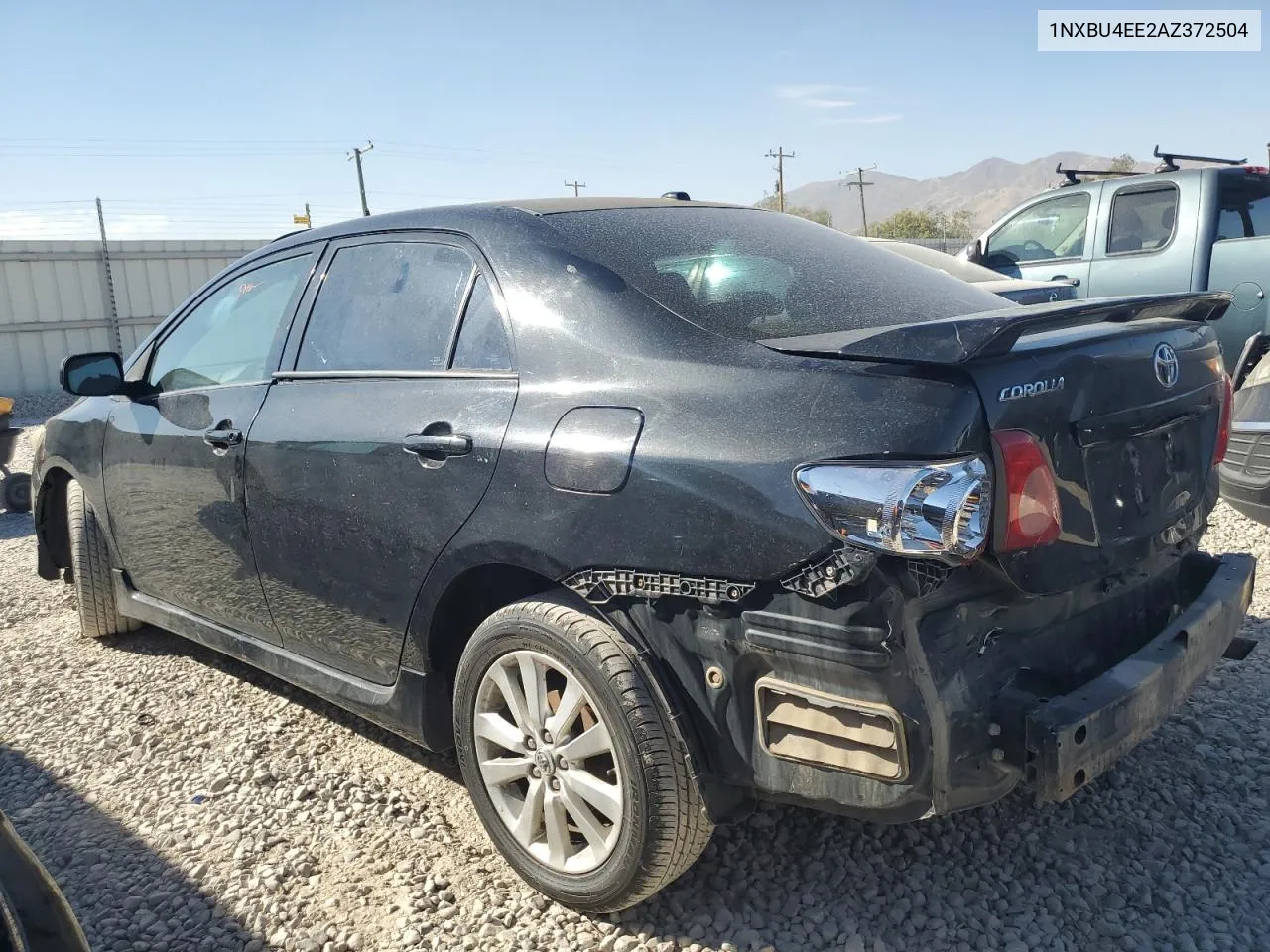 2010 Toyota Corolla Base VIN: 1NXBU4EE2AZ372504 Lot: 74560474