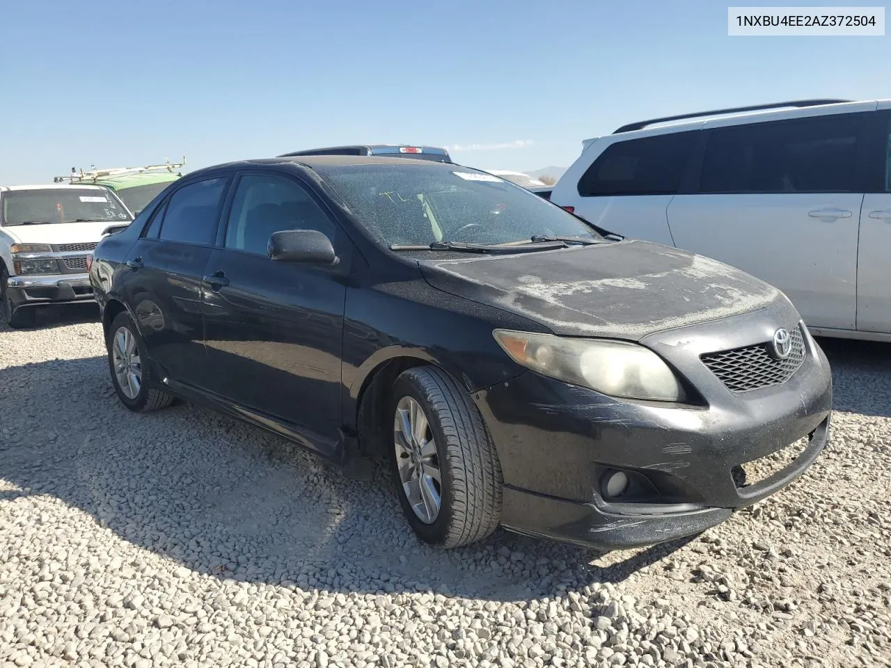 2010 Toyota Corolla Base VIN: 1NXBU4EE2AZ372504 Lot: 74560474