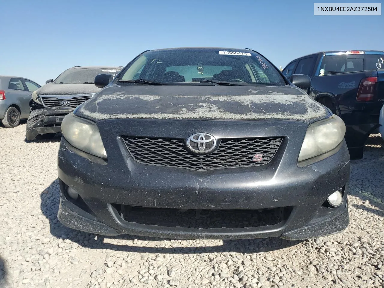 2010 Toyota Corolla Base VIN: 1NXBU4EE2AZ372504 Lot: 74560474