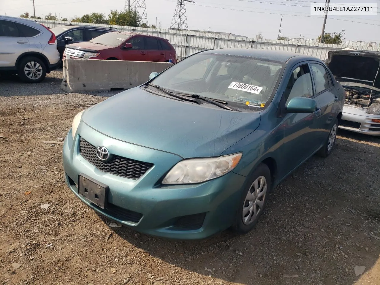 2010 Toyota Corolla Base VIN: 1NXBU4EE1AZ277111 Lot: 74600164