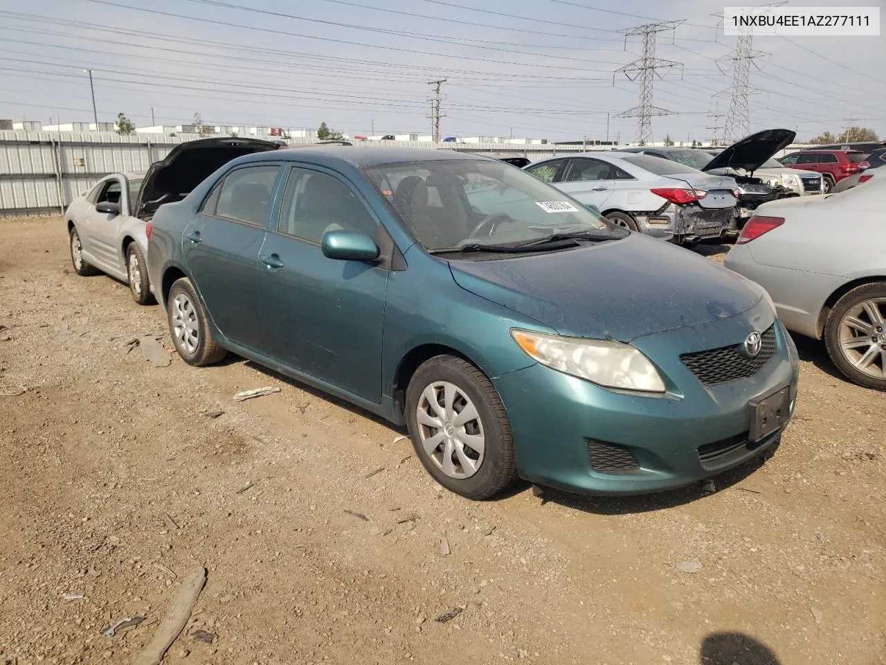 2010 Toyota Corolla Base VIN: 1NXBU4EE1AZ277111 Lot: 74600164