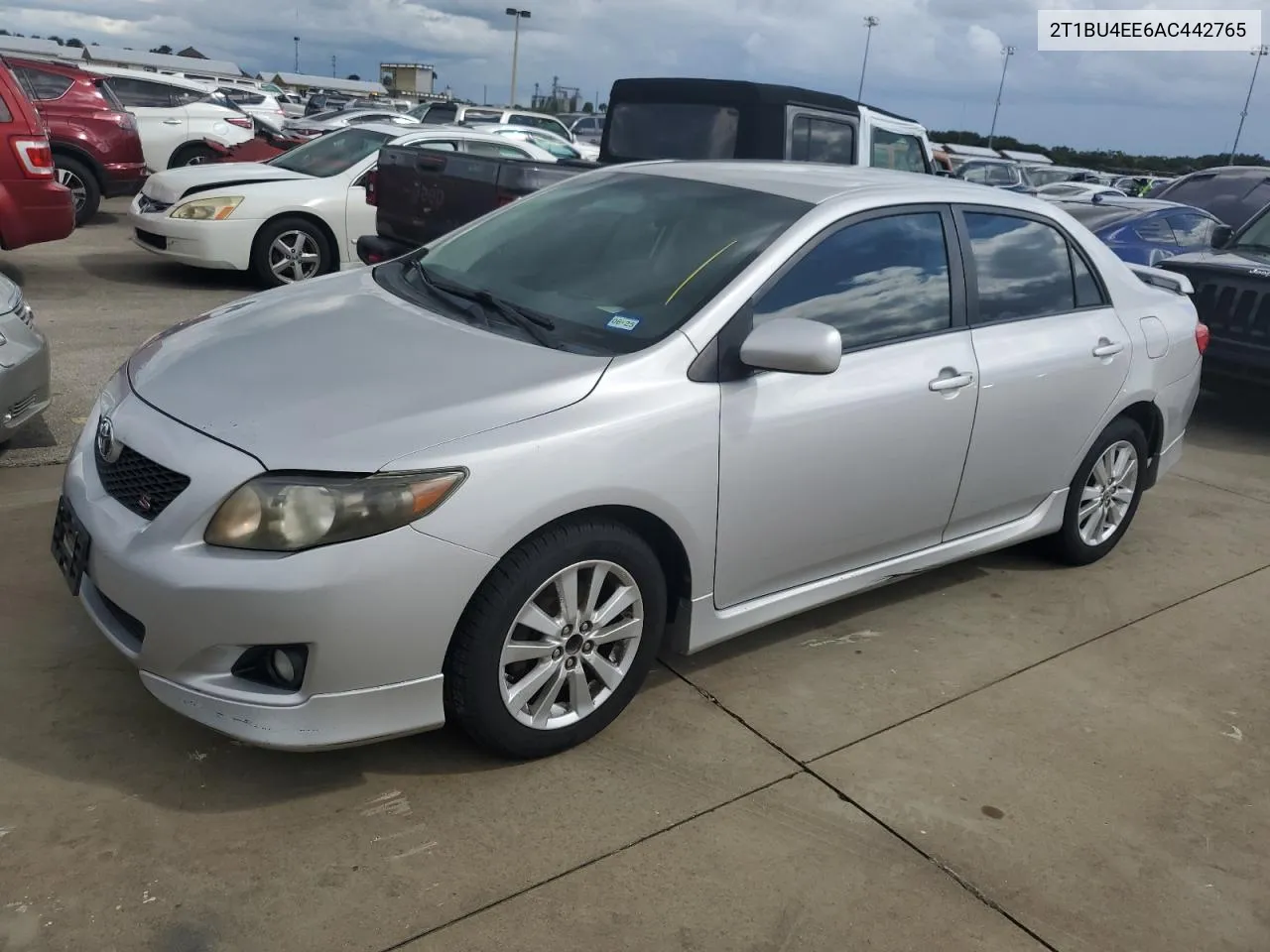 2010 Toyota Corolla Base VIN: 2T1BU4EE6AC442765 Lot: 74669384