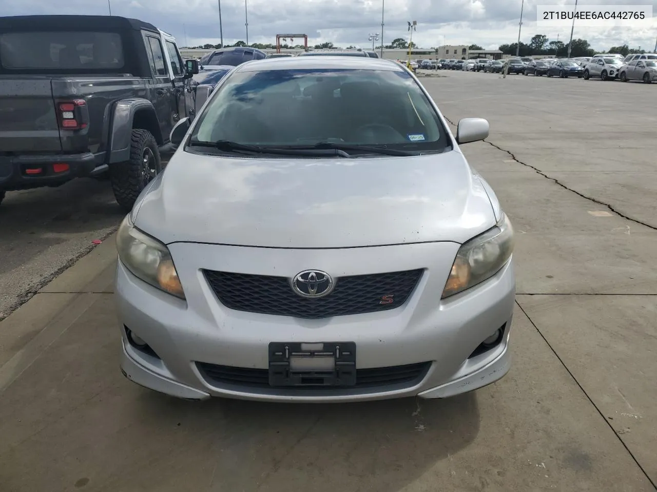 2010 Toyota Corolla Base VIN: 2T1BU4EE6AC442765 Lot: 74669384