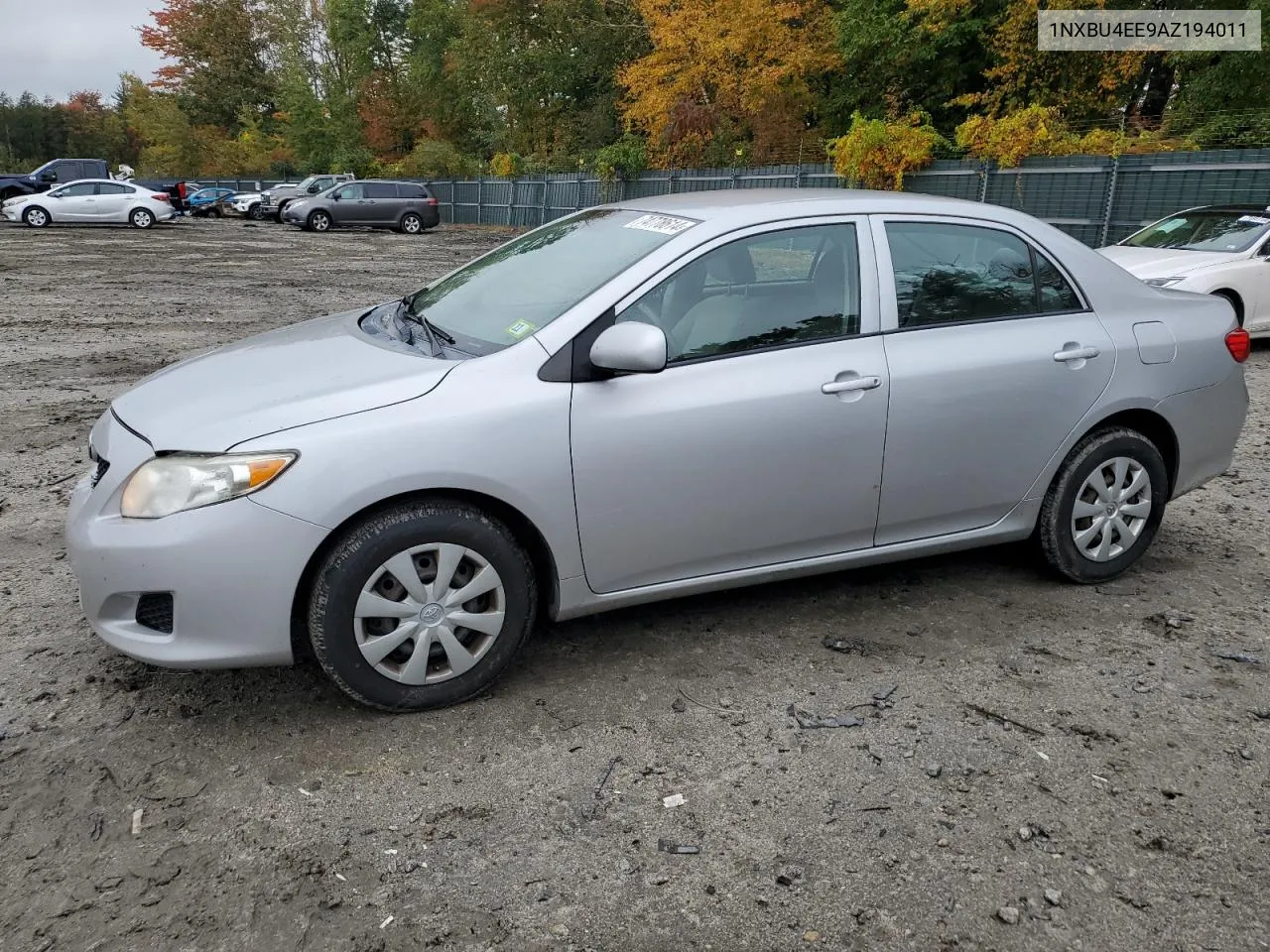 2010 Toyota Corolla Base VIN: 1NXBU4EE9AZ194011 Lot: 74778614