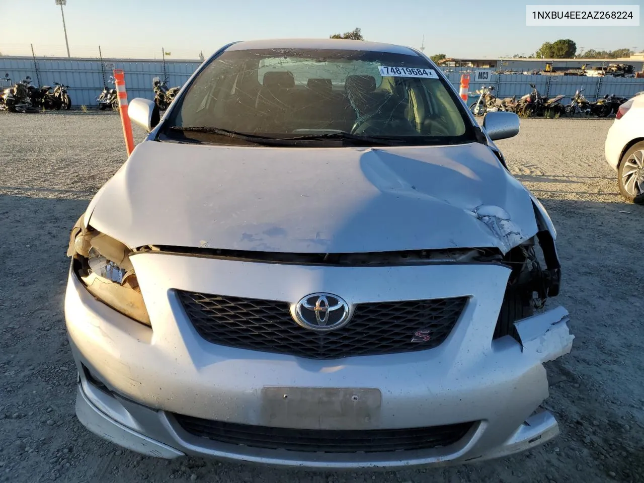 2010 Toyota Corolla Base VIN: 1NXBU4EE2AZ268224 Lot: 74819684