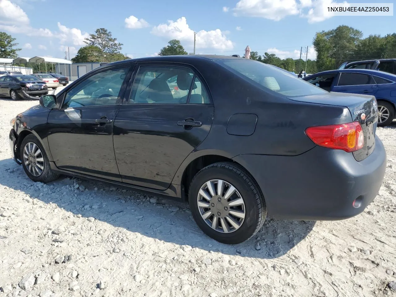 2010 Toyota Corolla Base VIN: 1NXBU4EE4AZ250453 Lot: 74823104