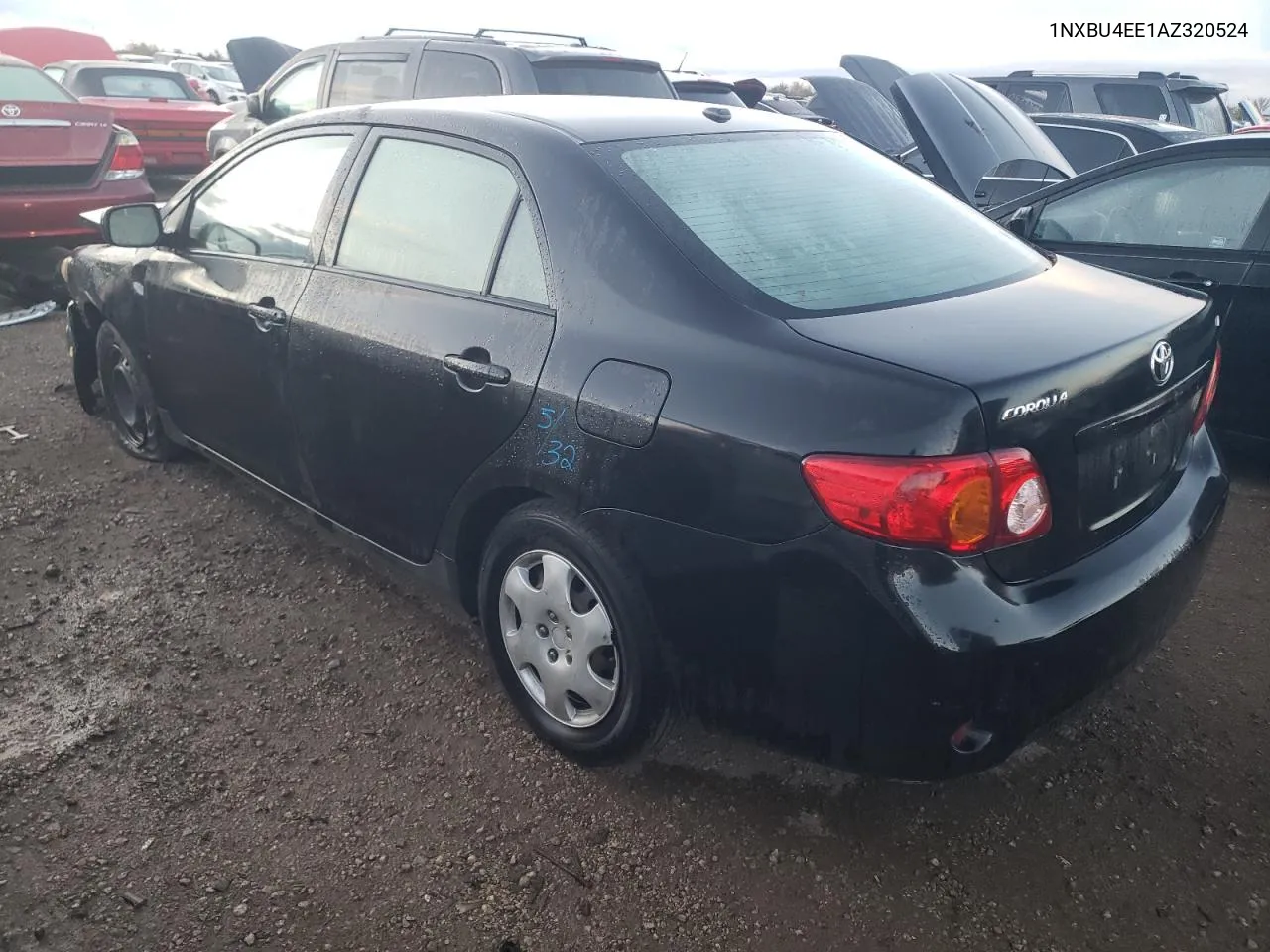 2010 Toyota Corolla Base VIN: 1NXBU4EE1AZ320524 Lot: 74907094