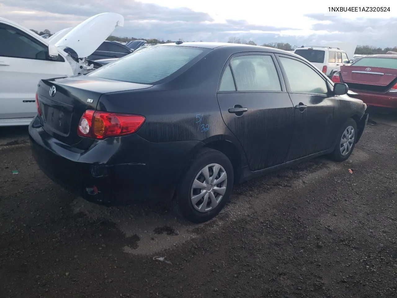 2010 Toyota Corolla Base VIN: 1NXBU4EE1AZ320524 Lot: 74907094