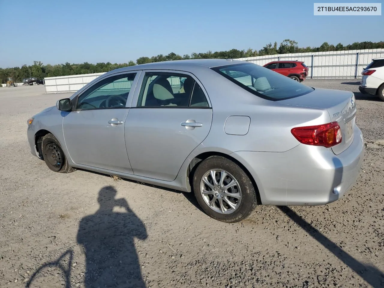 2010 Toyota Corolla Base VIN: 2T1BU4EE5AC293670 Lot: 74976214