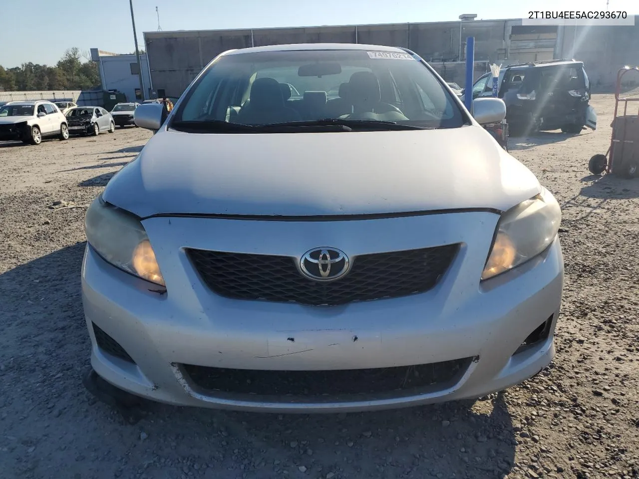 2010 Toyota Corolla Base VIN: 2T1BU4EE5AC293670 Lot: 74976214