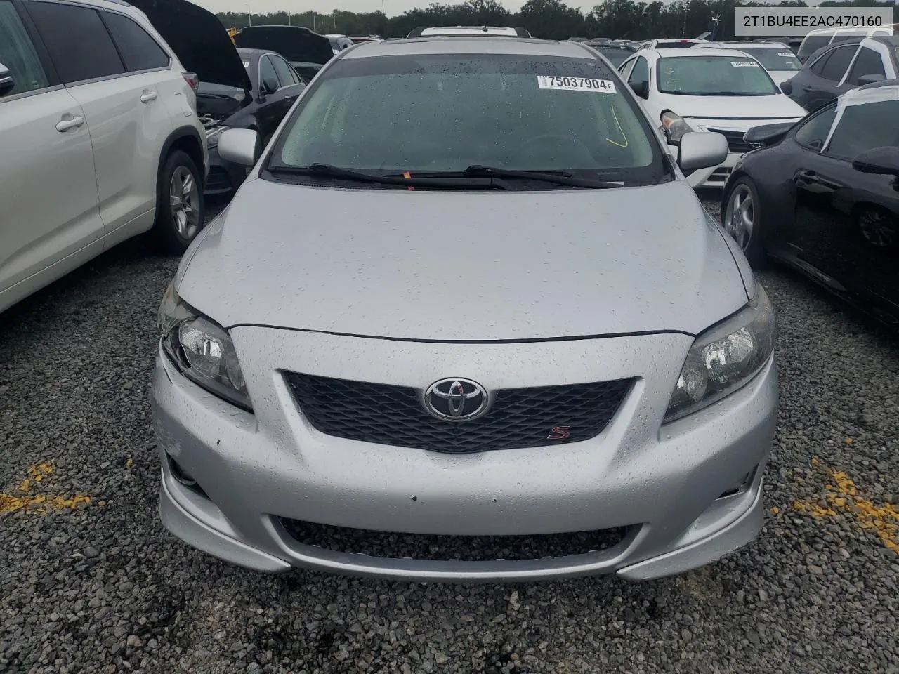 2010 Toyota Corolla Base VIN: 2T1BU4EE2AC470160 Lot: 75037904