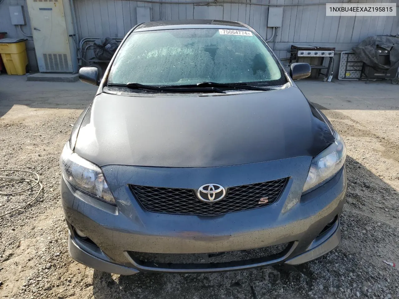 2010 Toyota Corolla Base VIN: 1NXBU4EEXAZ195815 Lot: 75064774