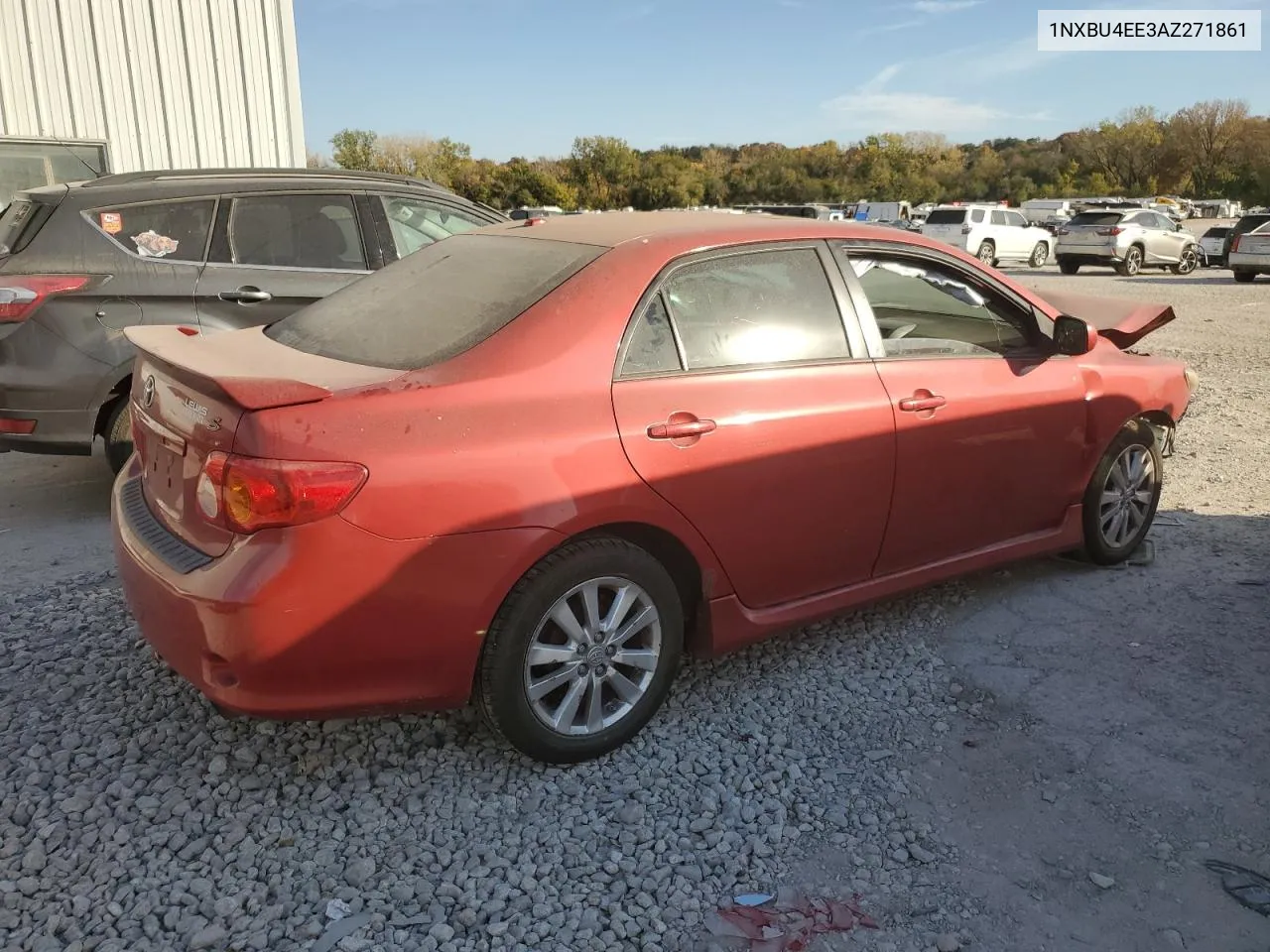 2010 Toyota Corolla Base VIN: 1NXBU4EE3AZ271861 Lot: 75101454