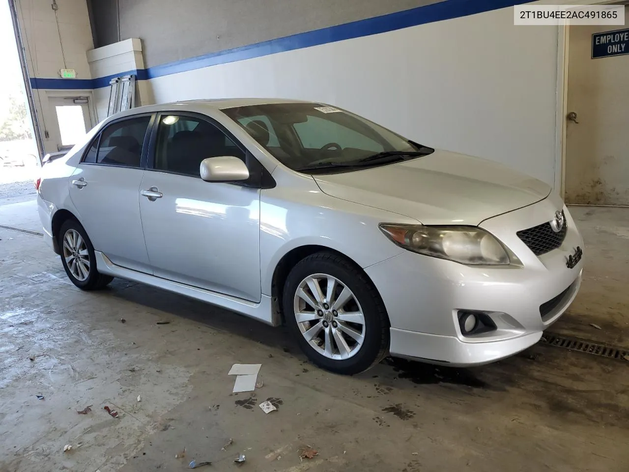 2010 Toyota Corolla Base VIN: 2T1BU4EE2AC491865 Lot: 75181384