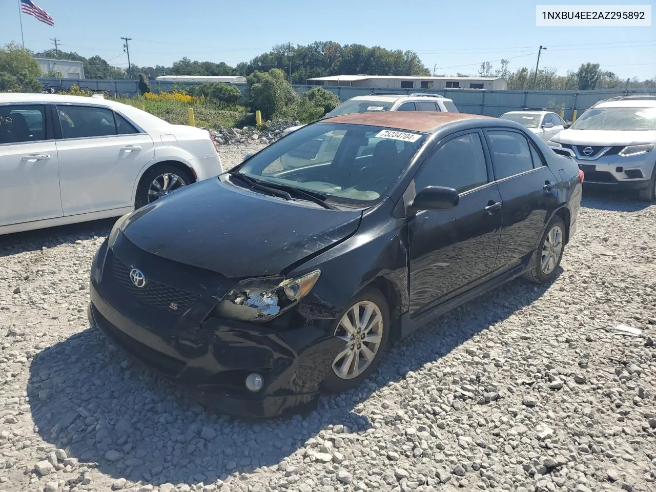 2010 Toyota Corolla Base VIN: 1NXBU4EE2AZ295892 Lot: 75234704