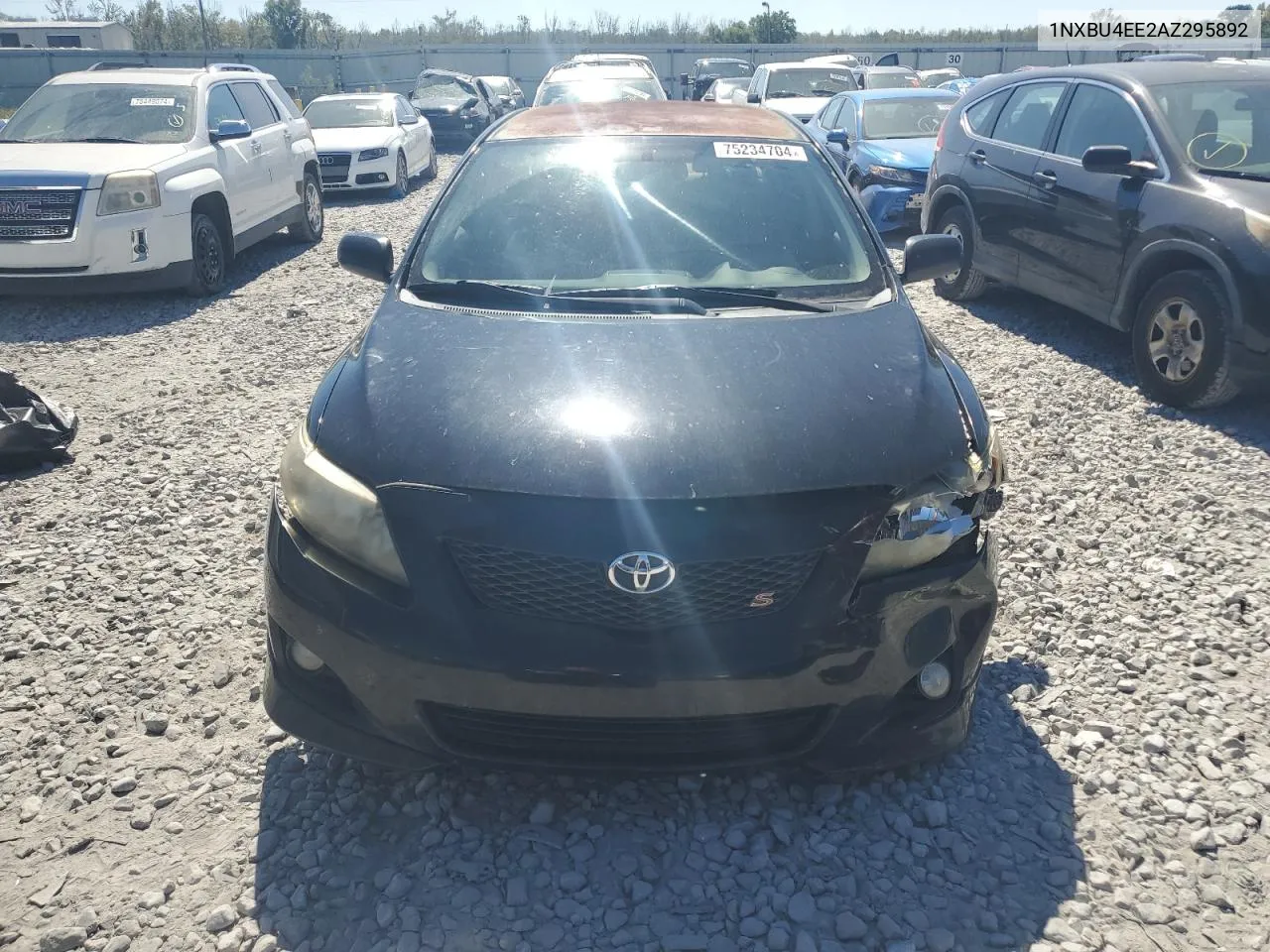 2010 Toyota Corolla Base VIN: 1NXBU4EE2AZ295892 Lot: 75234704