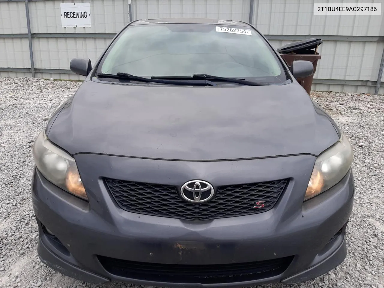 2010 Toyota Corolla Base VIN: 2T1BU4EE9AC297186 Lot: 75262754