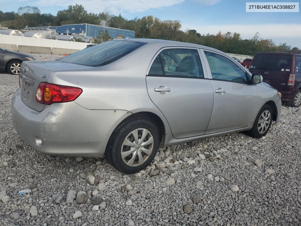 2010 Toyota Corolla Base VIN: 2T1BU4EE1AC308827 Lot: 75273124