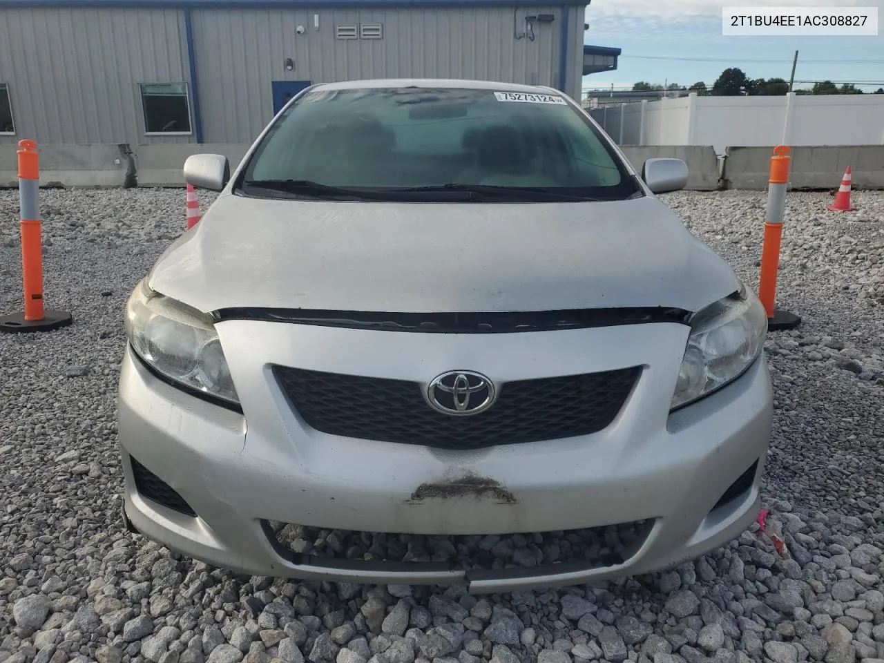 2010 Toyota Corolla Base VIN: 2T1BU4EE1AC308827 Lot: 75273124