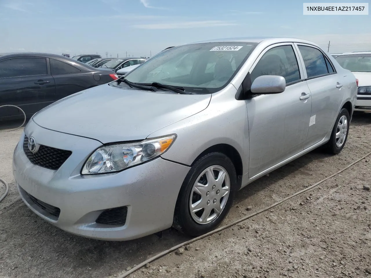 2010 Toyota Corolla Base VIN: 1NXBU4EE1AZ217457 Lot: 75321524