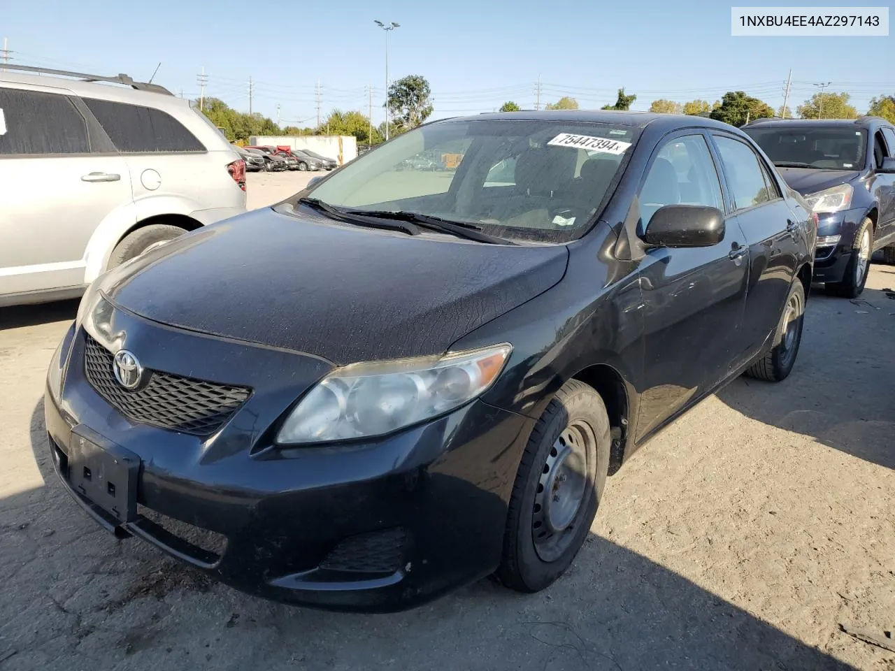 2010 Toyota Corolla Base VIN: 1NXBU4EE4AZ297143 Lot: 75447394