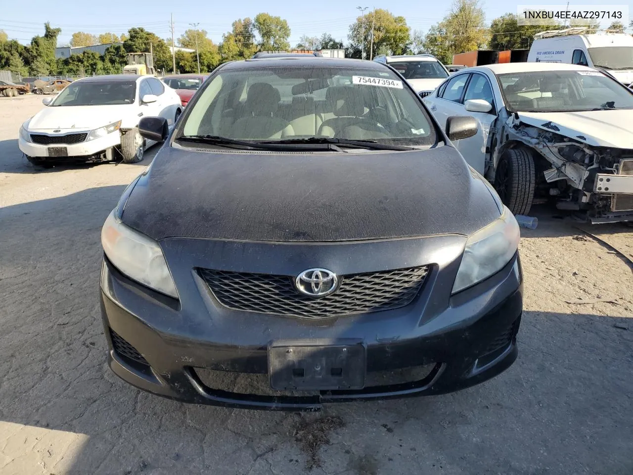 2010 Toyota Corolla Base VIN: 1NXBU4EE4AZ297143 Lot: 75447394