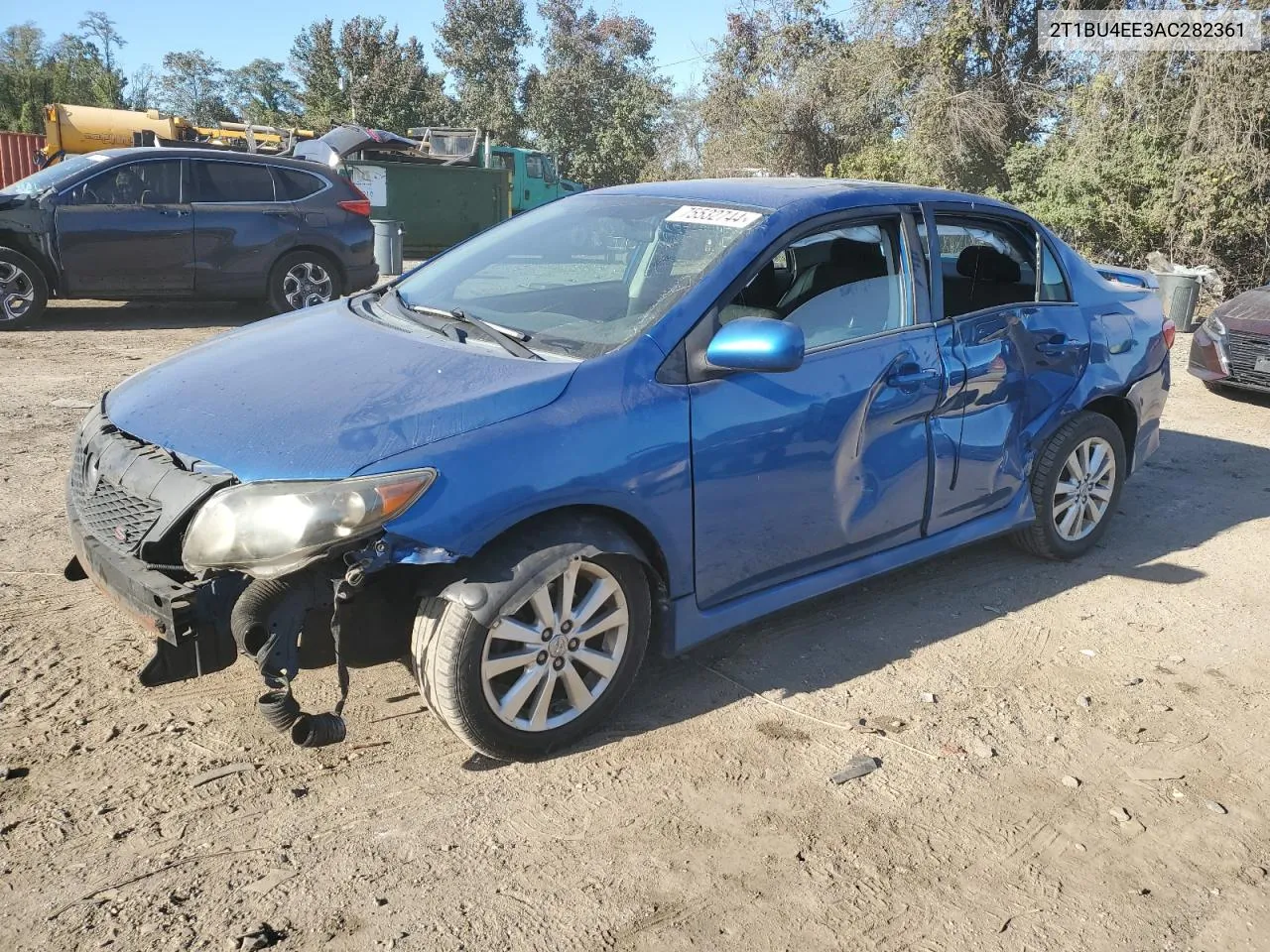 2010 Toyota Corolla Base VIN: 2T1BU4EE3AC282361 Lot: 75532744