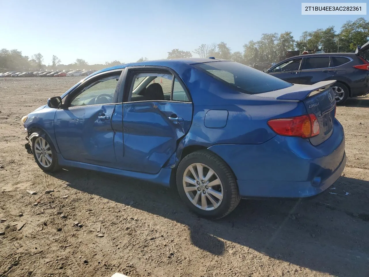 2010 Toyota Corolla Base VIN: 2T1BU4EE3AC282361 Lot: 75532744