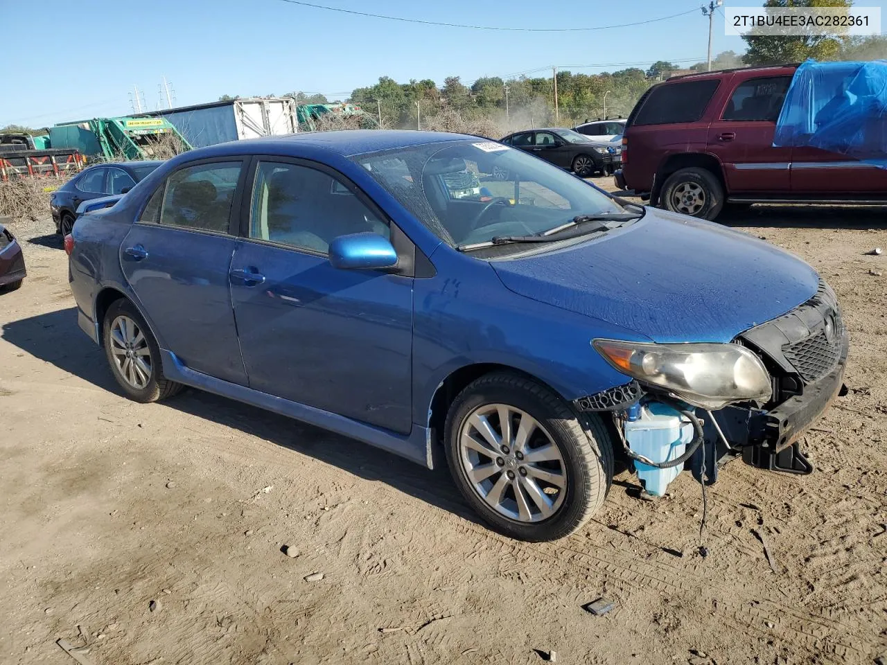 2010 Toyota Corolla Base VIN: 2T1BU4EE3AC282361 Lot: 75532744