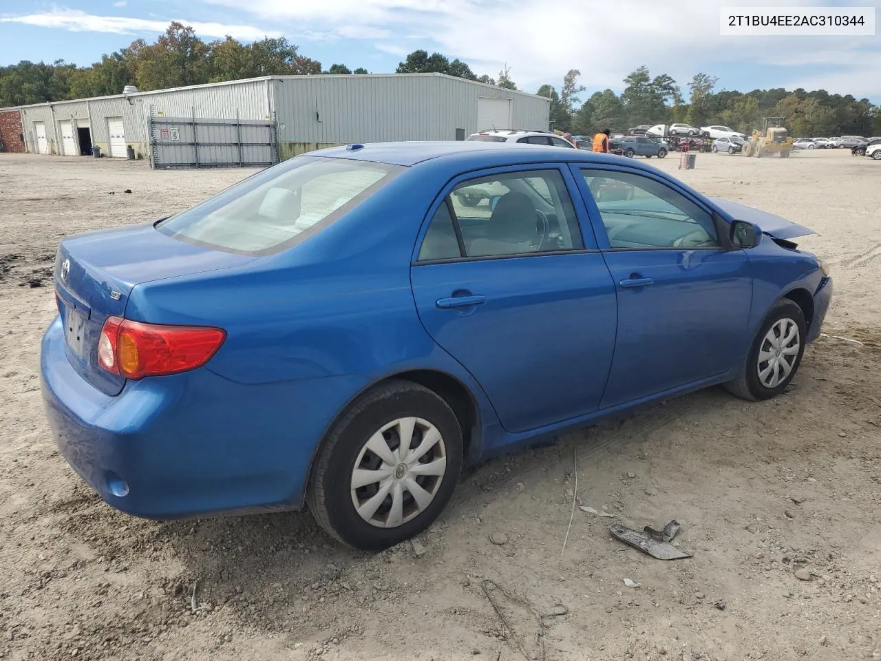 2010 Toyota Corolla Base VIN: 2T1BU4EE2AC310344 Lot: 75570354