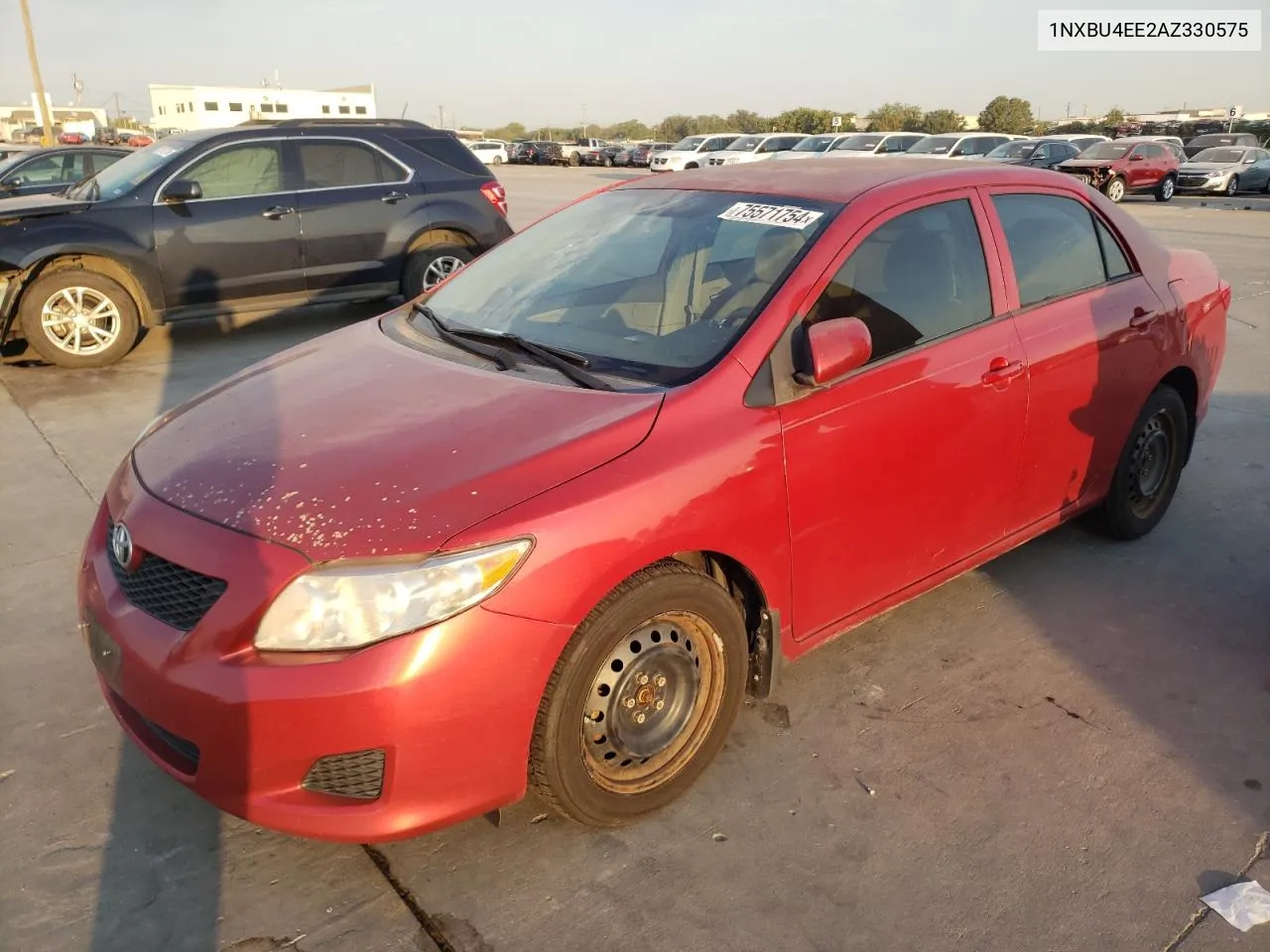 2010 Toyota Corolla Base VIN: 1NXBU4EE2AZ330575 Lot: 75571754