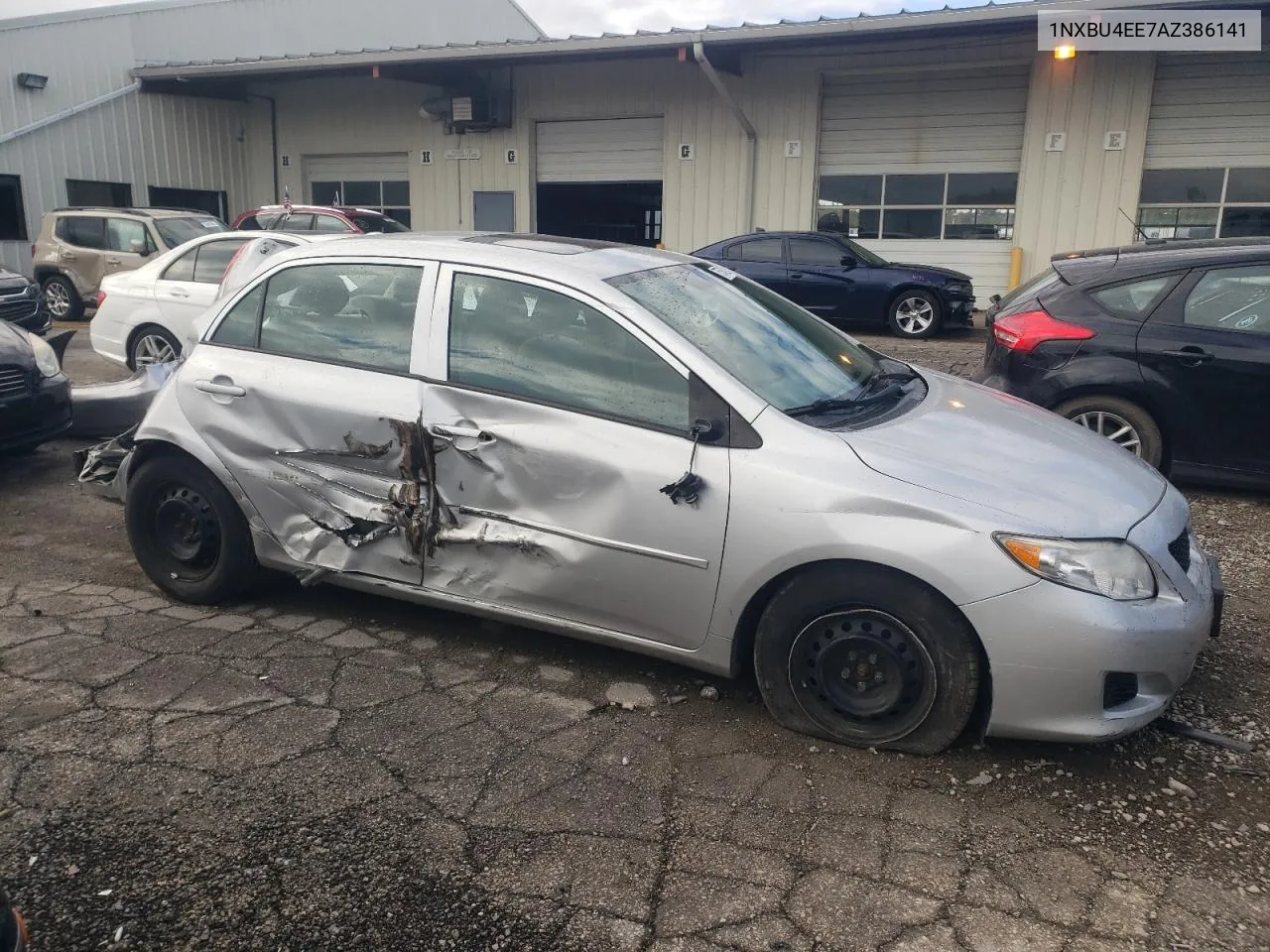 2010 Toyota Corolla Base VIN: 1NXBU4EE7AZ386141 Lot: 75754254