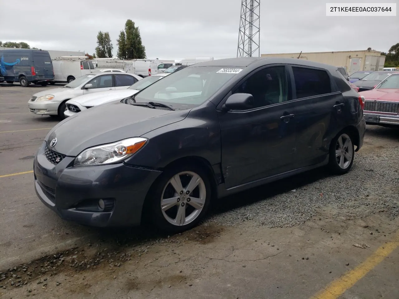 2010 Toyota Corolla Matrix S VIN: 2T1KE4EE0AC037644 Lot: 75833244