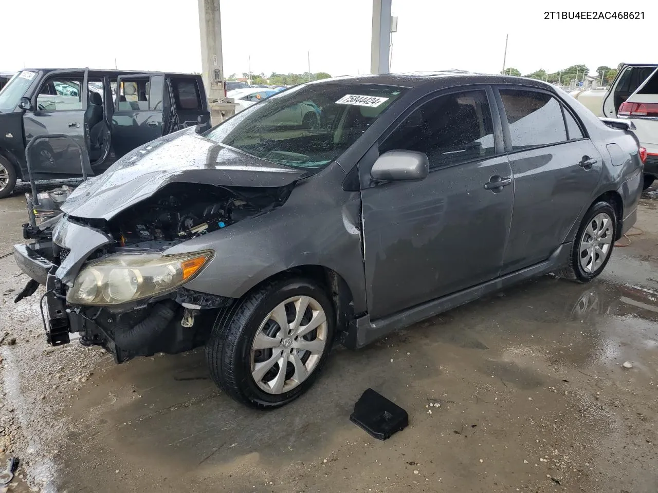 2010 Toyota Corolla Base VIN: 2T1BU4EE2AC468621 Lot: 75844424